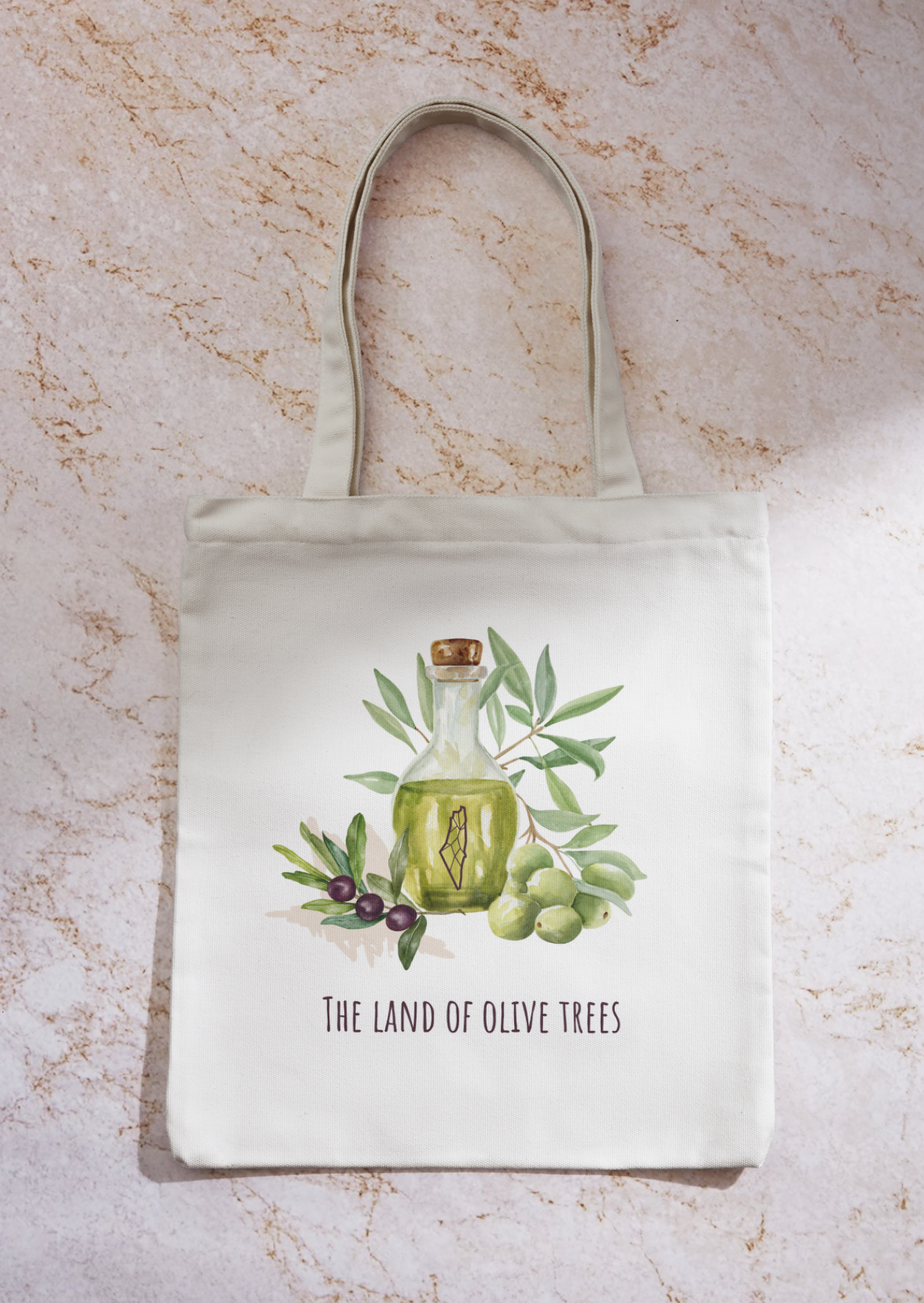 Tote bag The land of olive trees