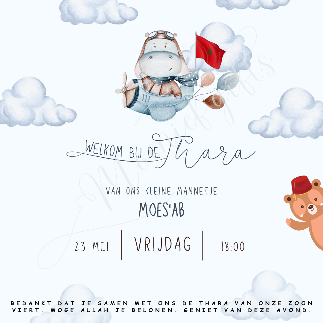 Thara en Aqieqah tafelkaarten