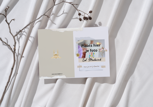 Eid moebarak wenskaart