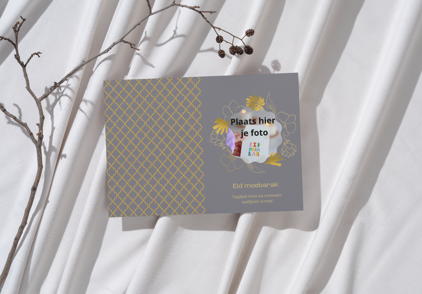 Eid moebarak wenskaart