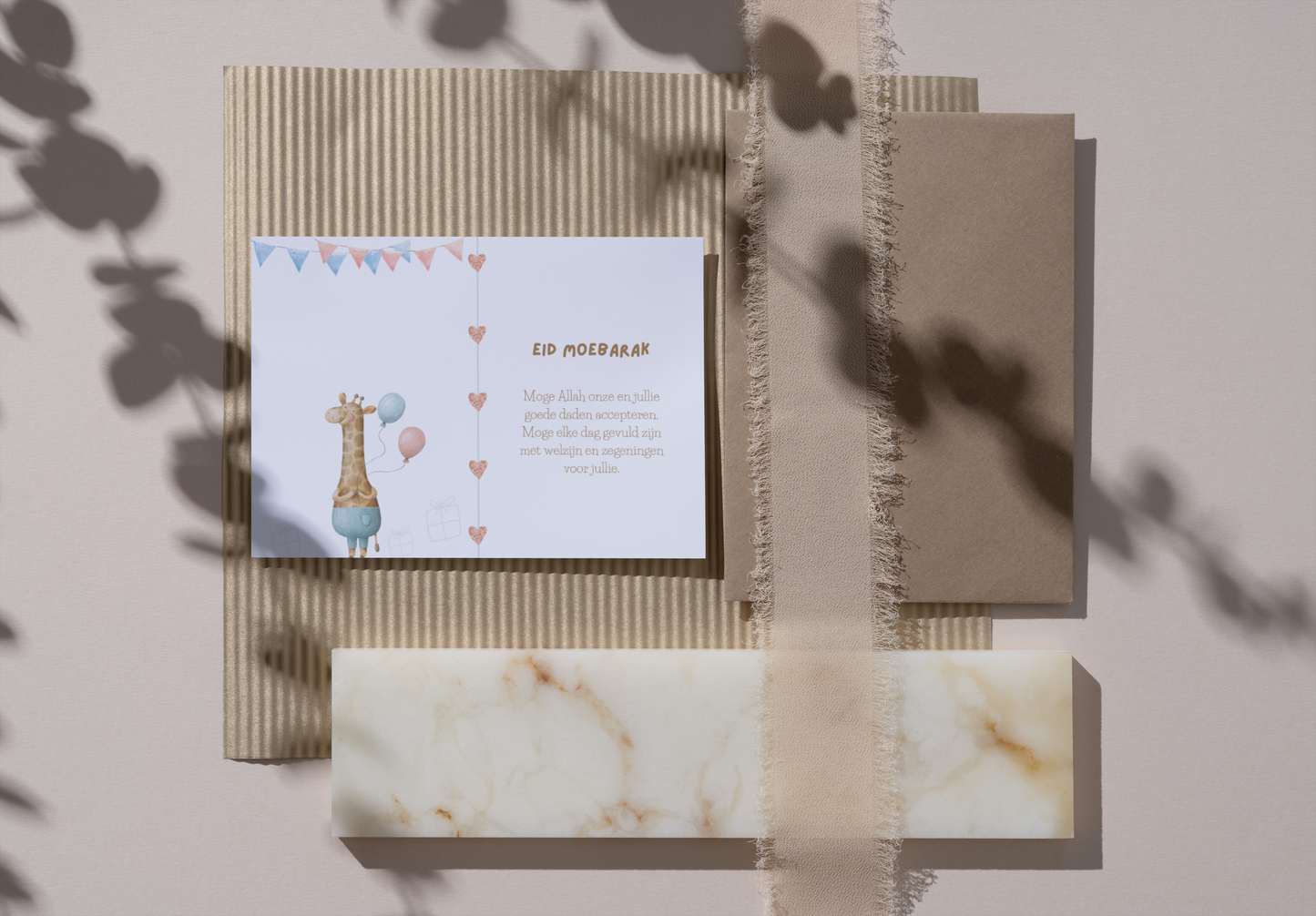Eid moebarak wenskaart