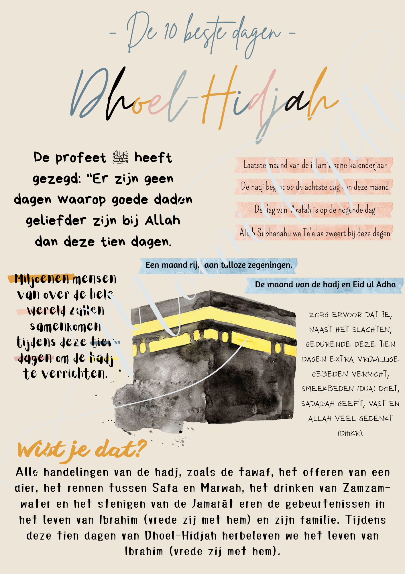 Sticker De 10 beste dagen