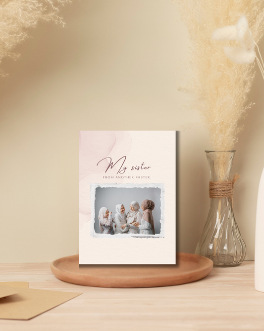 Wenskaart My sister from another mister