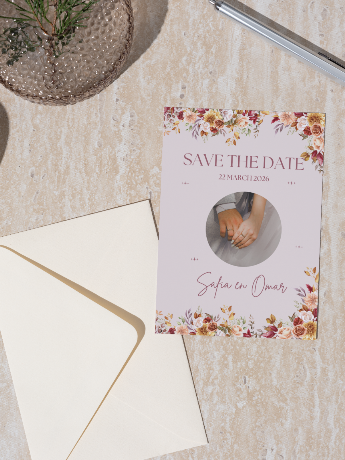 Wenskaart Save the date