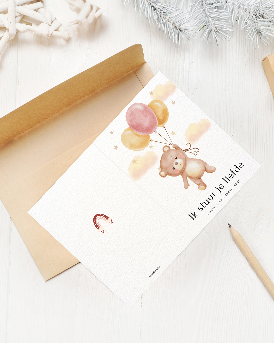 Wenskaart Ik stuur je liefde