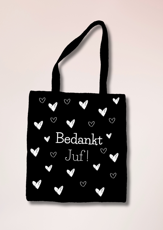 Tote bag Bedankt juf