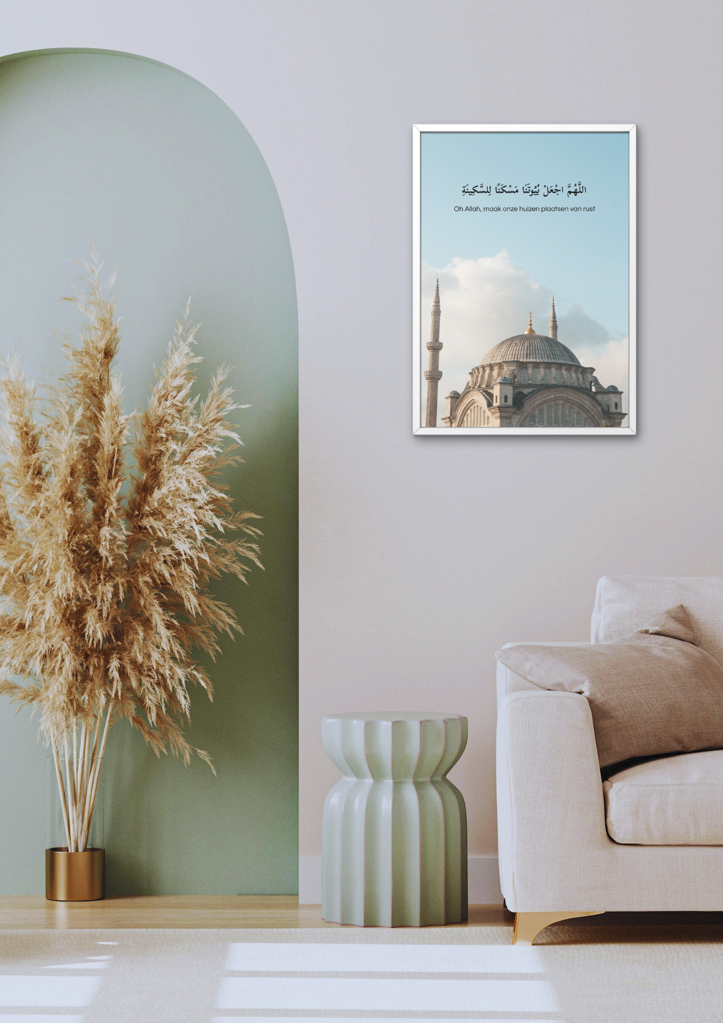 Wandfoto Turkse moskee