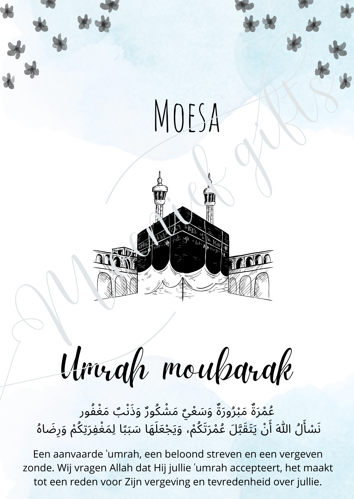 Umrah en Hadj tafelkaarten