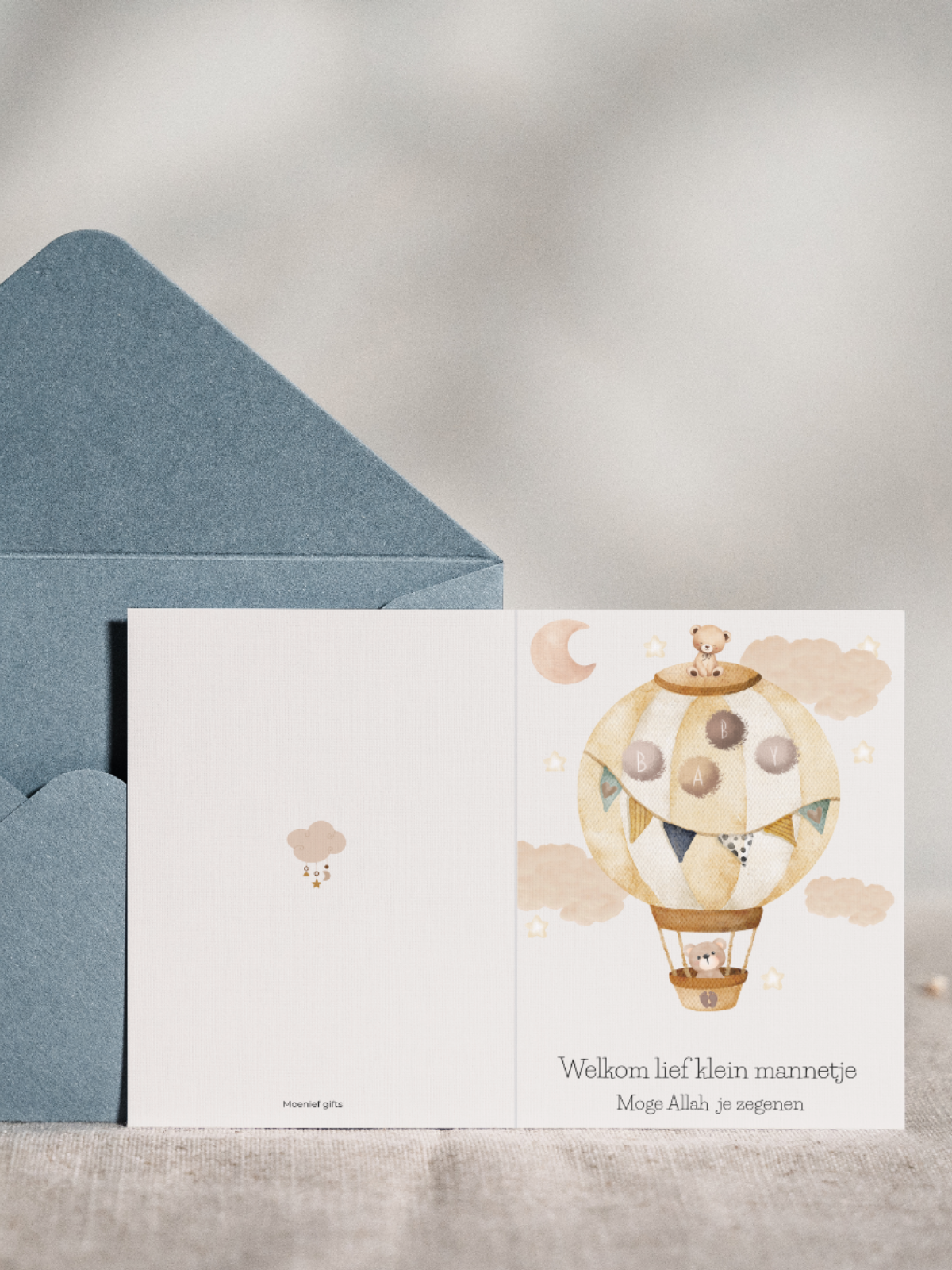 Wenskaart Baby jongen