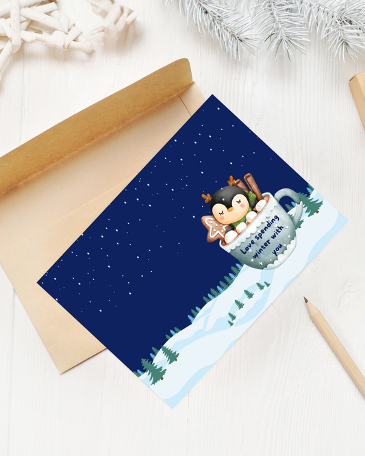 Wenskaart Winter