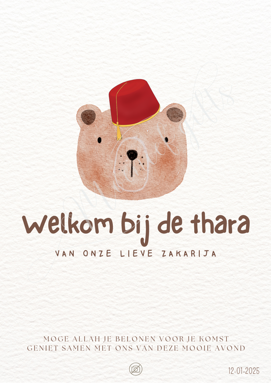 Thara en Aqieqah tafelkaarten