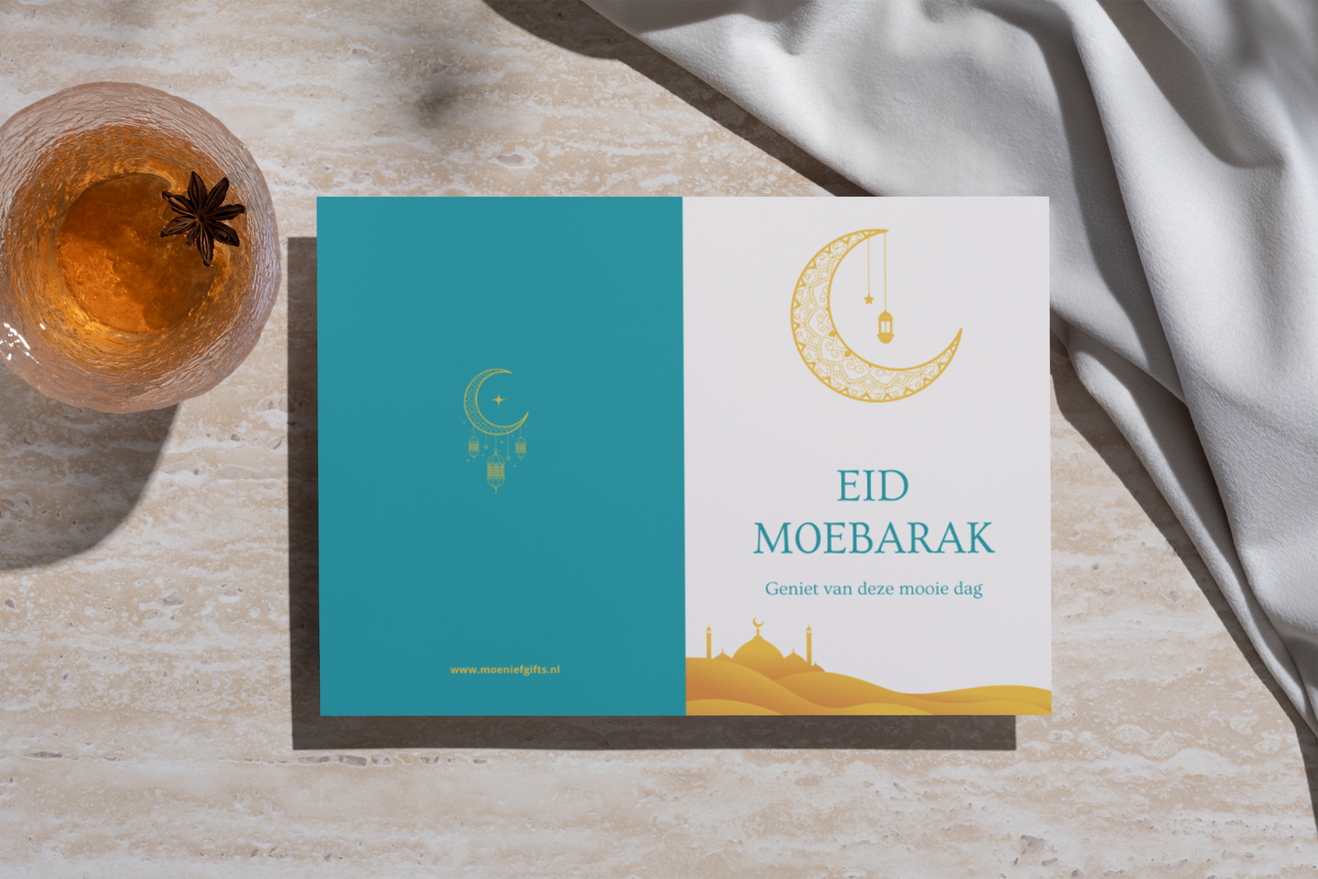 Eid moebarak wenskaart